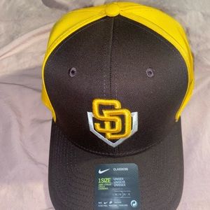 San Diego padres baseball hat. Unisex, adjustable strap.